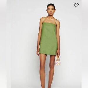 Reformation Aubree Linen Dress